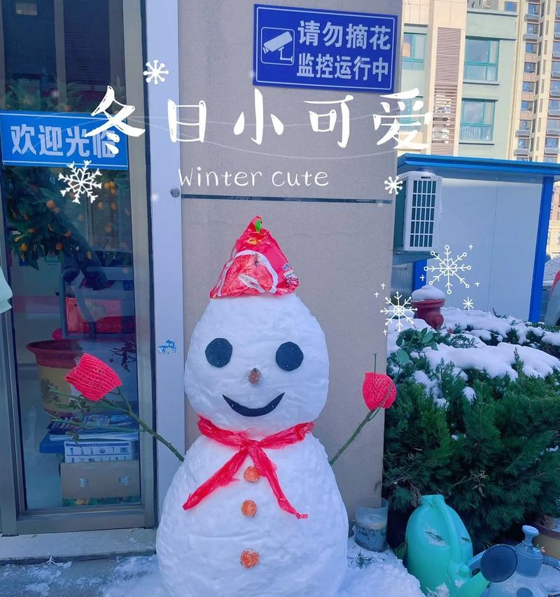 冬日里的快乐：堆雪人